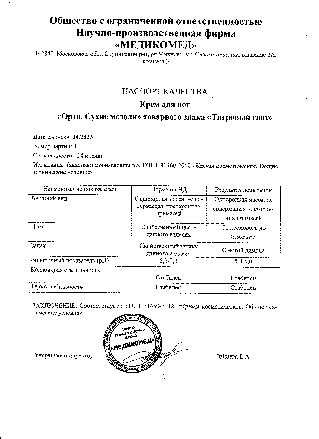Паспорт №042023